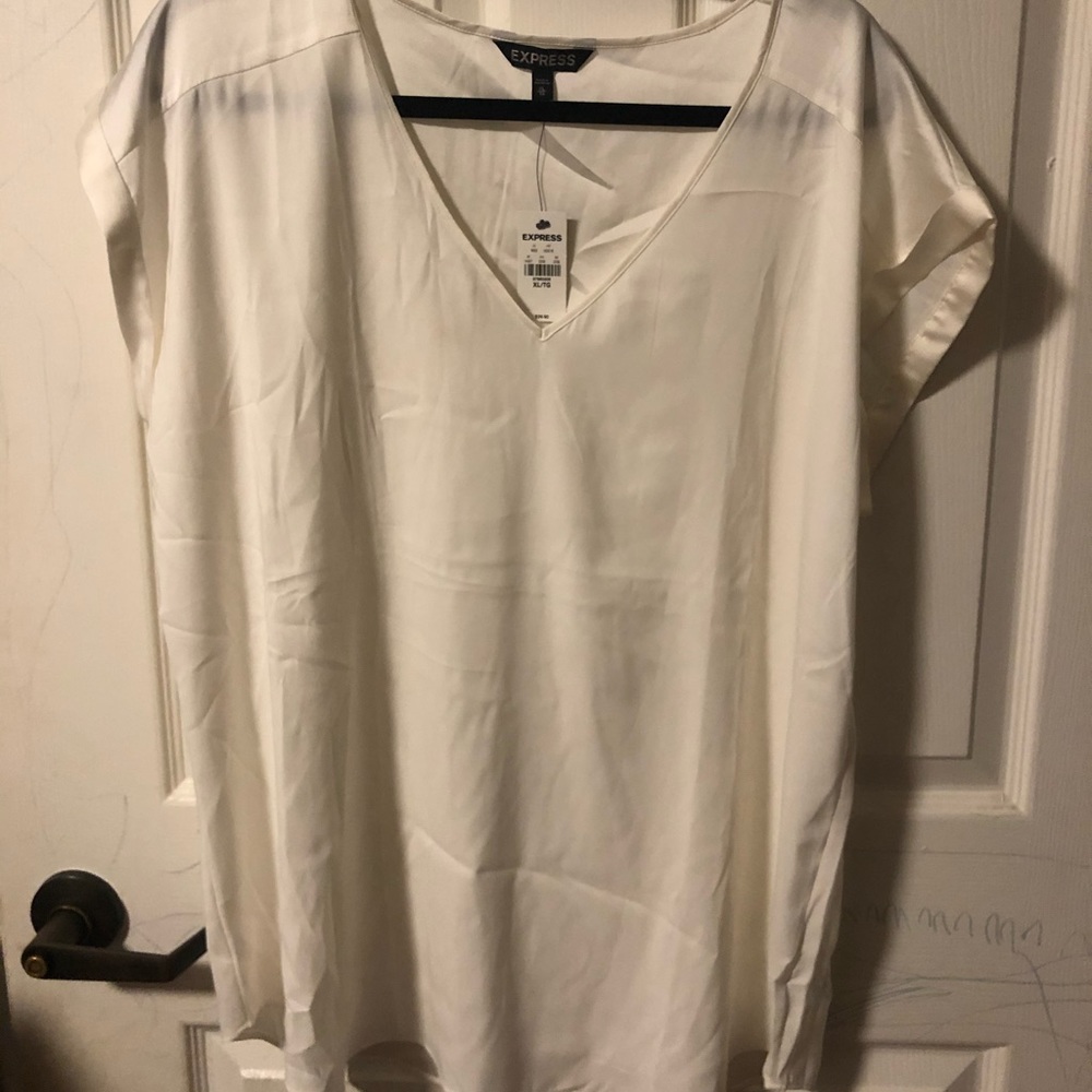 Silky Ivory colored top